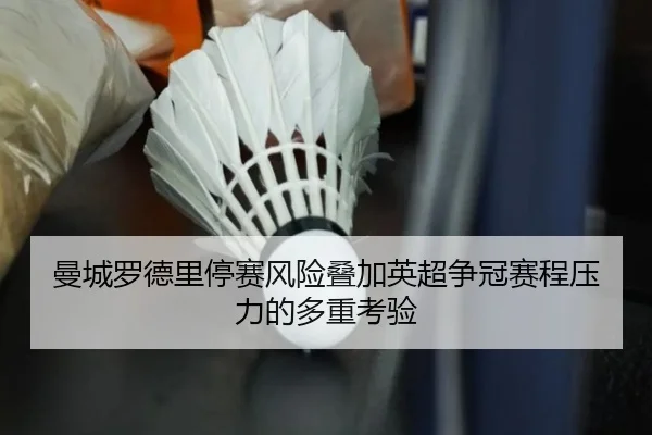 曼城罗德里停赛风险叠加英超争冠赛程压力的多重考验